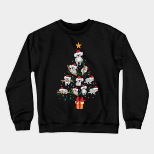 Koala Ornament Decoration Christmas Tree Crewneck Sweatshirt